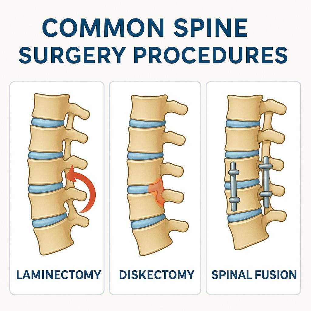 common spine surgery procedures