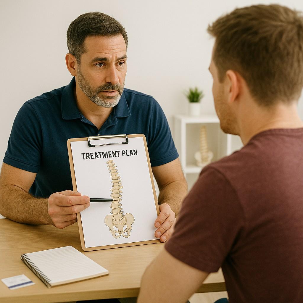 Doctor consult with patient for treatment plan