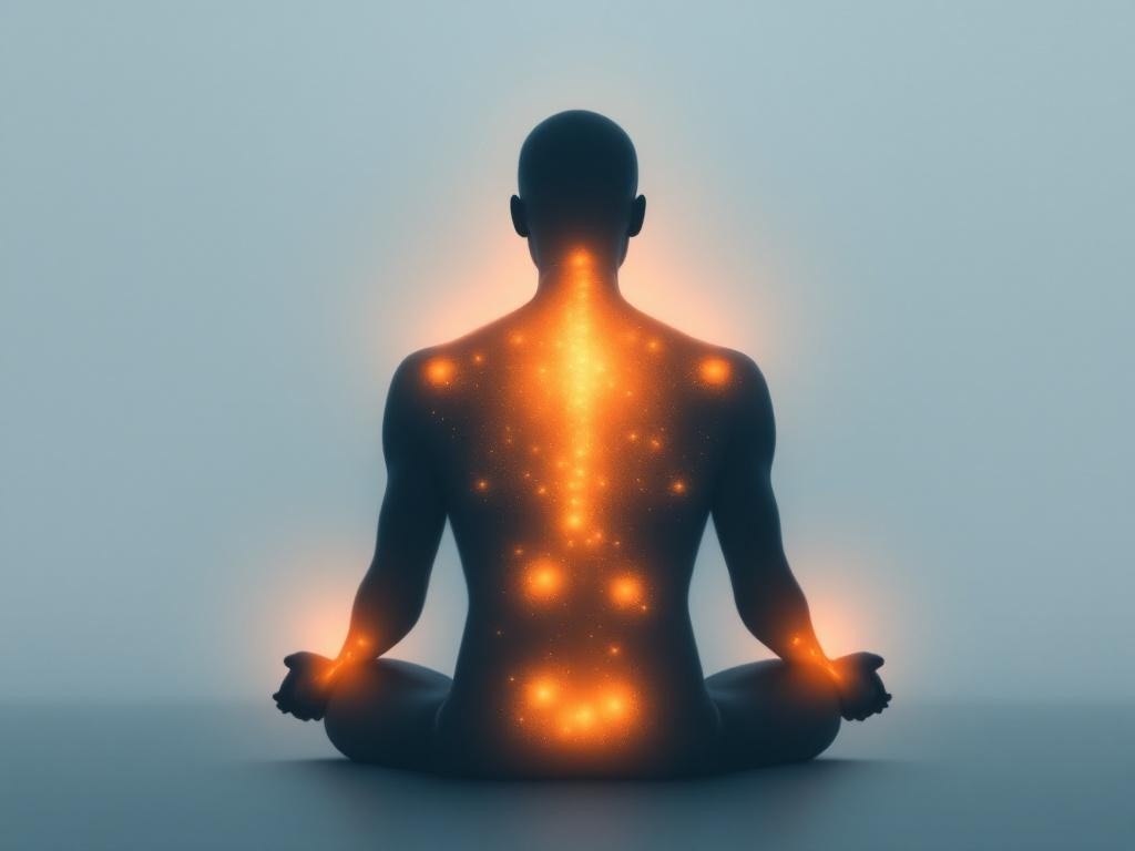 Image symbolizing widespread body pain with anatomical overlay showing affected areas