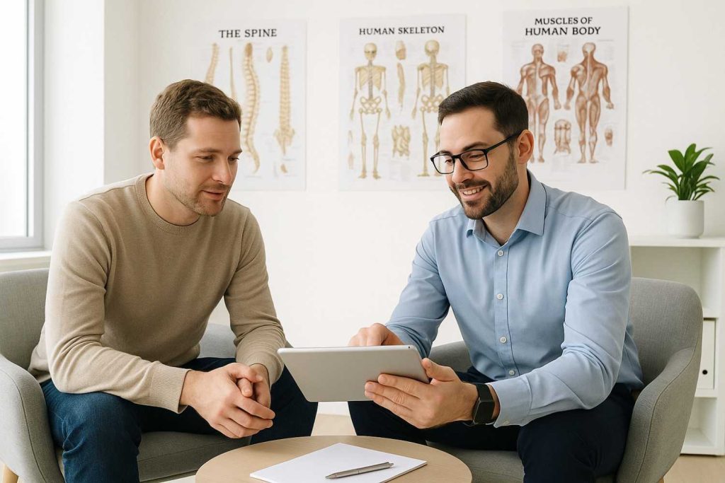 Patient consultation discussing personalized treatment plan