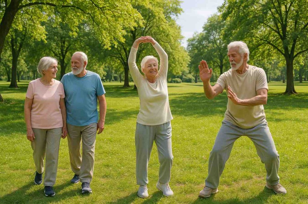Gentle exercise activities suitable for pain management