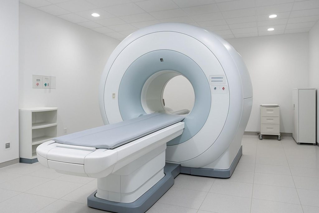 Modern MRI machine in professional Beaumont imaging center