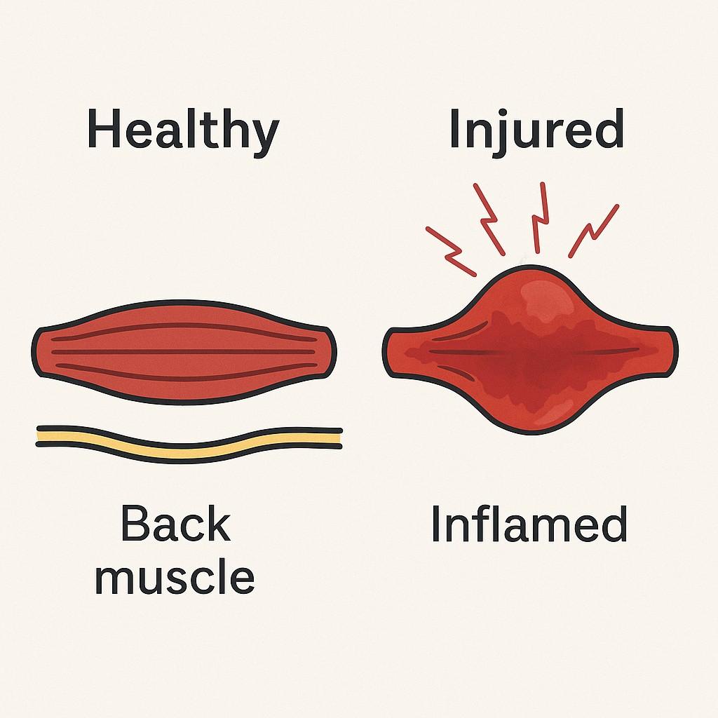 Diagram of Muscle Spasm Mechanics
