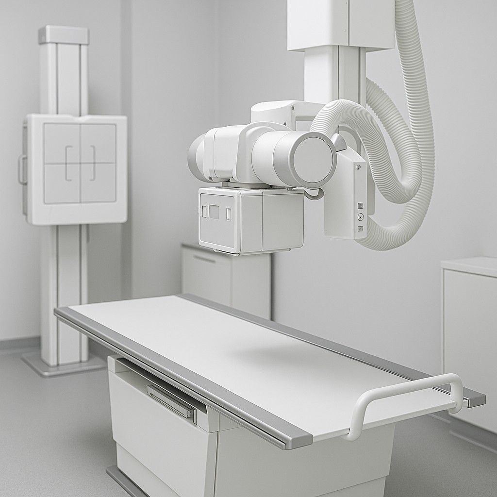 X-ray Machine in Medical Examination Room