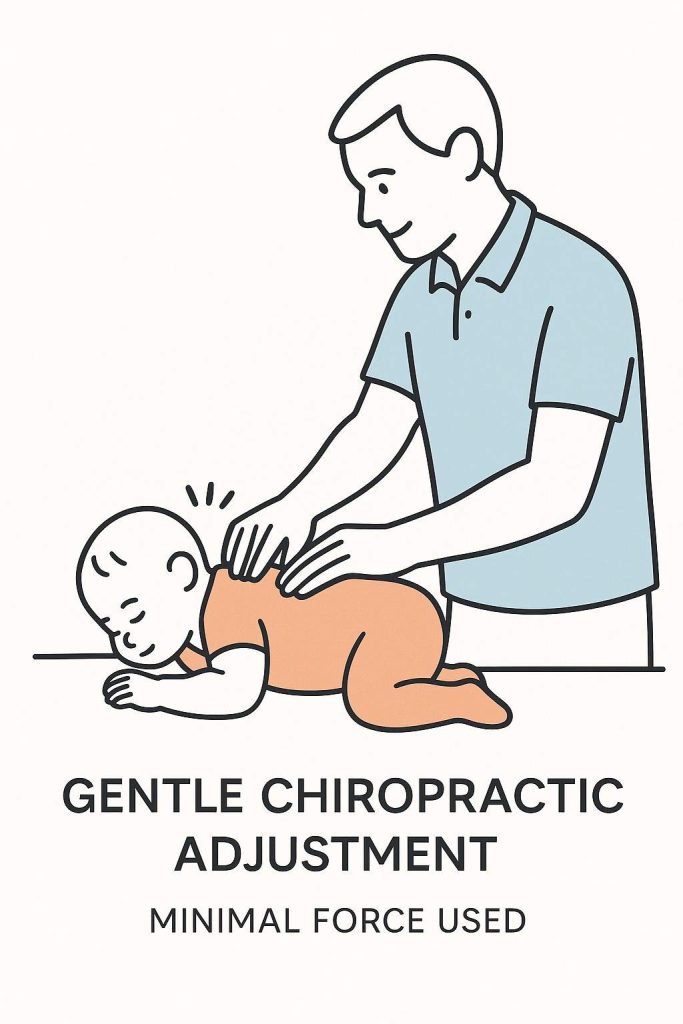 Gentle chiropractic adjustment
