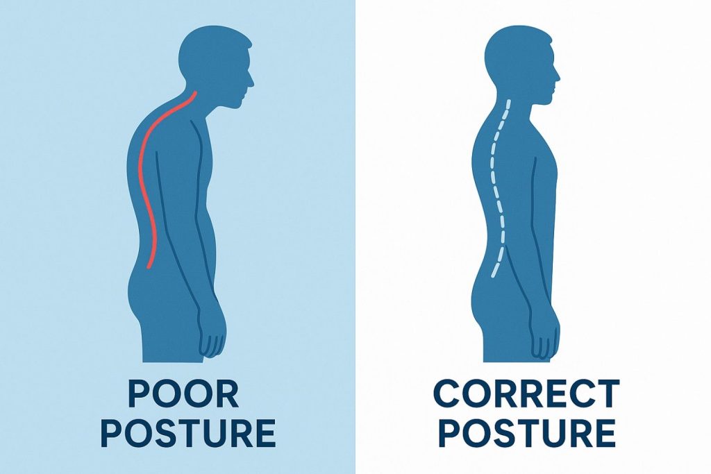 Posture Comparison: Poor vs Correct
